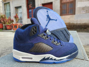 Air Jordan 5 Midnight Navy High-Top Sneakers