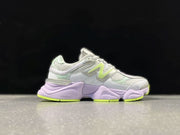 New Balance 9060AGT Sneakers in White, Lavender and Lime