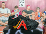 Nike Black and Red Basketball Sneakers