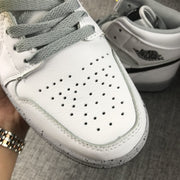 Jordan Air Jordan 1 Retro High OG White Gray Dot Sneakers