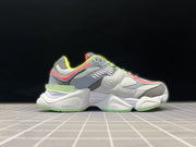 New Balance 9060DGG Grey Sneakers with Lime Accents