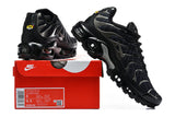 Nike Air Max Plus Black and Silver Sneakers