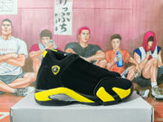 Jordan Basketball Sneakers Black and Yellow