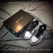 Jordan Air Jordan 1 Pass the Torch White Silver High-Top Sneakers