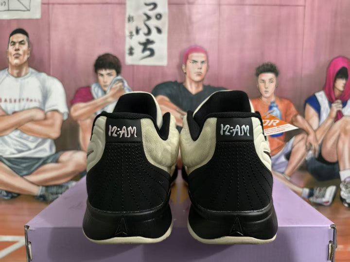 Jordan Basketball Sneakers Beige Black and Pink