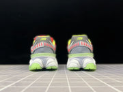 New Balance 9060DGG Grey Sneakers with Lime Accents