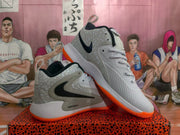 Nike Basketball Sneakers White Black Orange