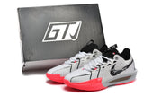 Nike GT Cut 3 Basketball Shoes White Red HQ3454-190