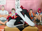 Nike Basketball Shoes Black White Red