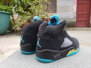 Jordan 5 Retro Black Taxi High-Top Sneakers