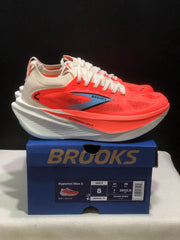 Brooks Hyperion Max 3 Running Shoes, Coral and White