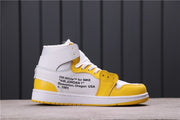 Jordan 1 High Off-White Sneakers White Yellow Grey