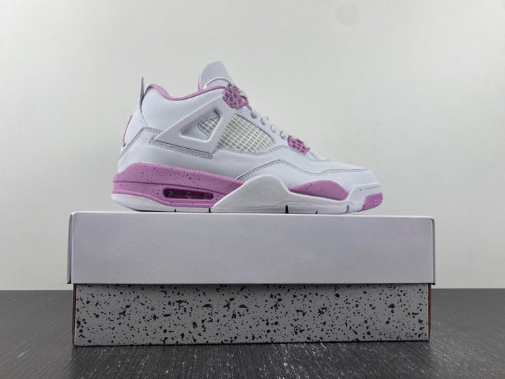 Jordan Air Jordan 4 Retro White and Pink Sneakers CT8527-116