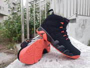 Jordan Air Jordan 9 Black and Red High-Top Sneakers