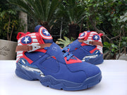 Jordan Air Jordan 8 High-Top Sneakers in Blue