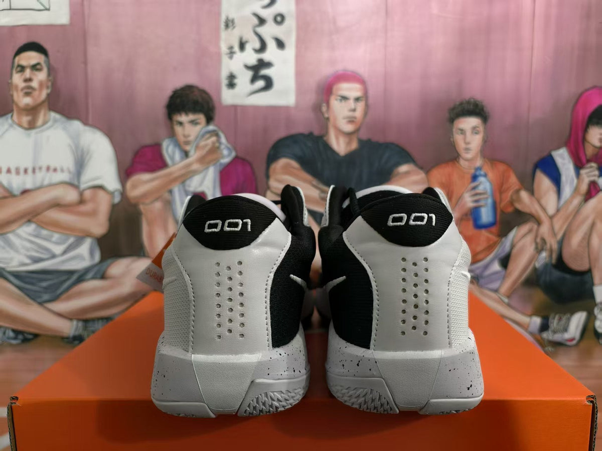 Nike White Black Basketball Sneakers