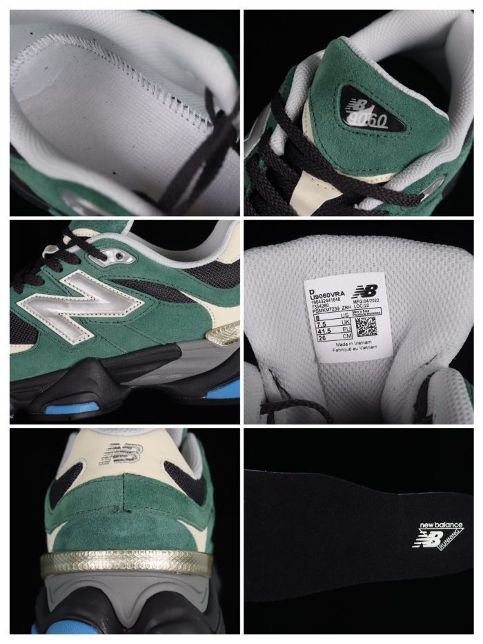 New Balance 9060 U9060VRA Green Sneakers
