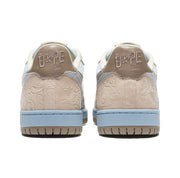 BAPE SK8 STA Sneakers in Light Blue and Beige