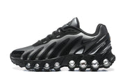 Nike Air Max Black and Silver Sneakers