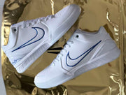 Nike Kobe 4 Basketball Shoes White and Blue