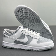 Nike Dunk Low Retro Sneakers, Wolf Grey/White, DJ6188-003