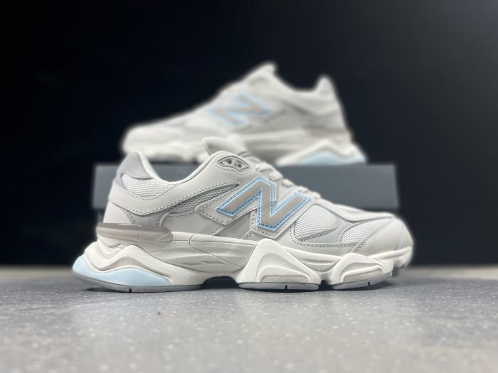 New Balance U9060ZGA Sneakers in White and Light Blue