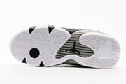 Jordan 14 Low Sneakers in White and Black