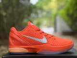 Nike Kobe 6 Basketball Sneakers Violent Orange