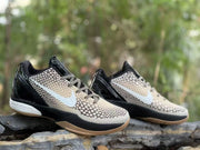 Nike Kobe 6 Basketball Sneakers Black Beige Gum
