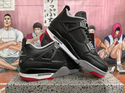 Jordan Air Jordan 4 Black Red Sneakers