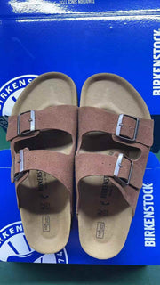 Birkenstock Arizona Suede Two-Strap Sandals
