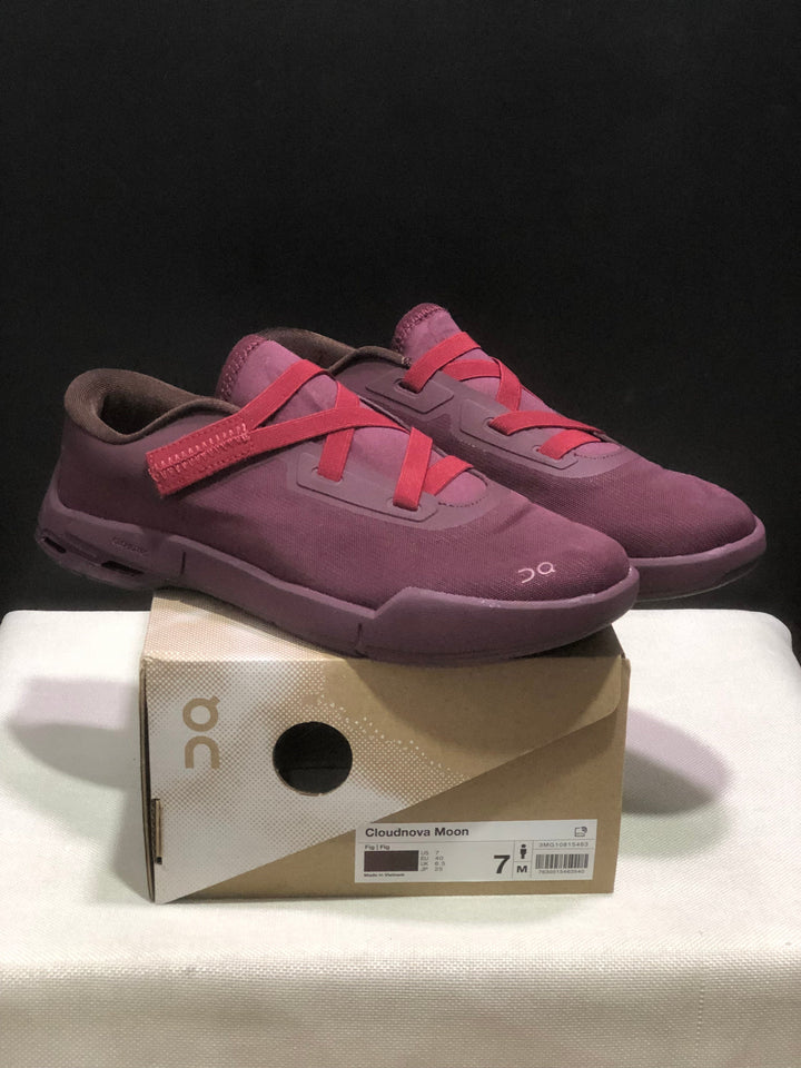 On Cloudnova Moon Sneakers in Plum