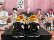 Nike Zoom Basketball Sneakers White Black Gold