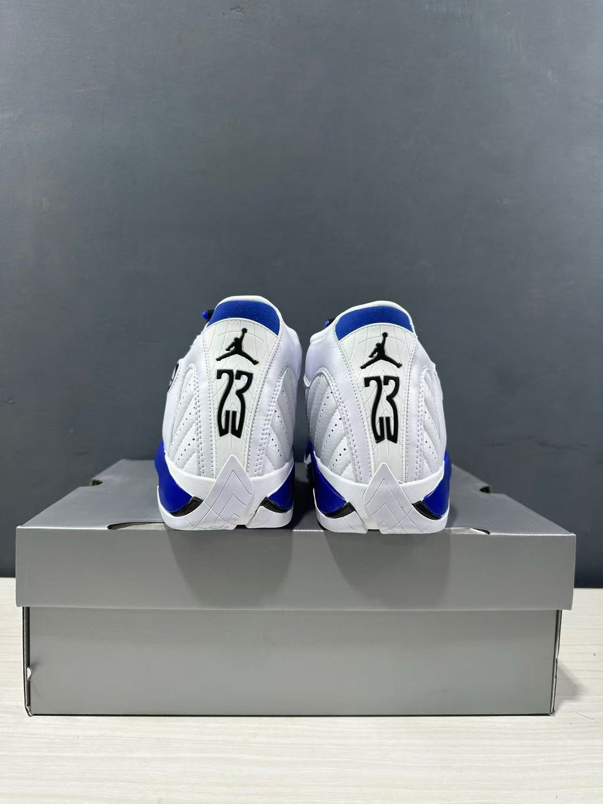 Jordan Air Jordan 14 Hyper Royal White Blue Sneakers