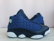 Air Jordan 13 Black Deep Blue Reflective Sneakers