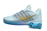 Nike Sabrina 3 Basketball Shoes in Ice Blue and Orange Yellow