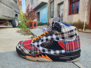 Air Jordan 5 Plaid High-Top Sneakers