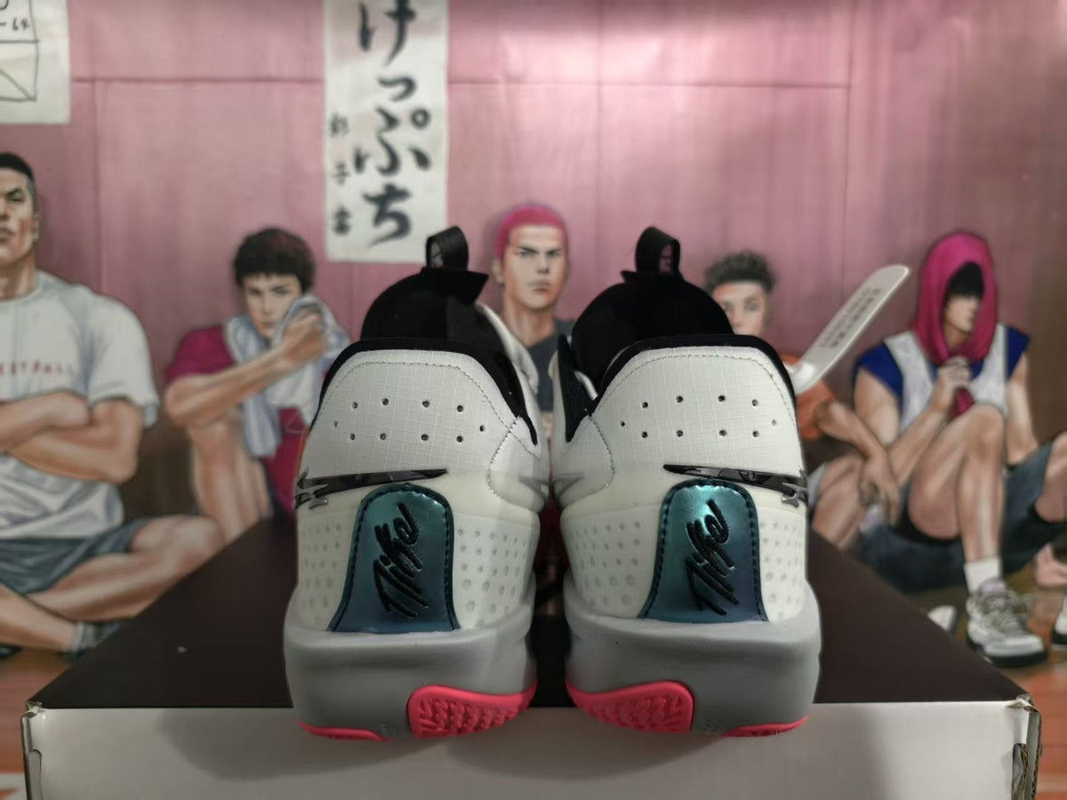 Nike Basketball Sneakers White and Pink