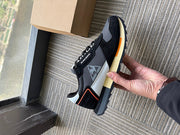 Le Coq Sportif AN-22 Sneakers, Black Grey Orange
