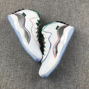 Air Jordan 10 Retro Wings White Multicolor Sneakers