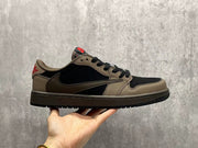 Jordan 1 Low Travis Scott Black Mocha Sneakers