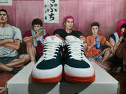 Nike Basketball Sneakers White Dark Blue Red