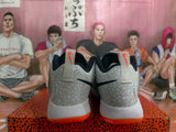 Nike Basketball Sneakers White Black Orange