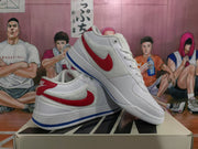 Nike Low-Top Sneakers White Red and Blue