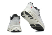 On Cloudmonster 3 Running Shoes, White and Grey
