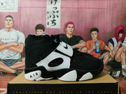 Nike Black and White High-Top Basketball Sneakers