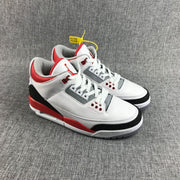 Jordan Air Jordan 3 White Red Black Sneakers