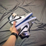 Jordan Air Jordan 1 Pass the Torch White Silver High-Top Sneakers