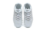 Nike Air Max White Sneakers with Visible Air Cushioning