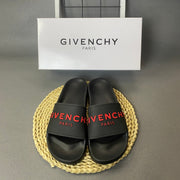 Givenchy Slide Sandals with Graphic Strap